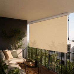 Senkrechtmarkise Außenrollo Sonnenschutzrollo 200x250 - Solano III, Beige