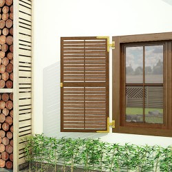 Fensterladen-Winkelband Fensterband links+rechts - ZN