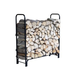 Kaminholzständer Brennholzregal 120x35,6x120 - Silvam I