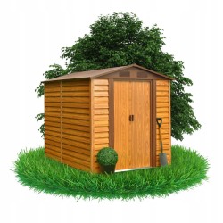 Gerätehaus Geräteschuppen Gartenhaus aus Metall - Arbor II - 195x236x209 GRINDI IN THE GARDEN - 3