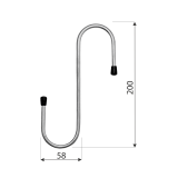 Leiter haken, Garagen haken, Gerätehaken - HDS Velano - 4