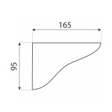 2x Konsole, Regalhalter, Regalkonsole, Regalsystem, Wandkonsole - WDP Velano - 3