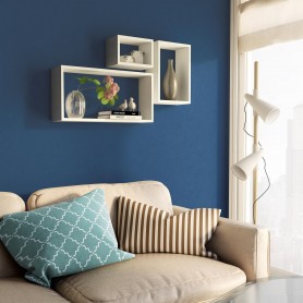 Wand-Regal-Set, Modulfächer, Regalsysteme, Hängeregale - FRS 600/380/170 Velano - 1