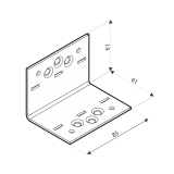 Dekorativ Verbinder Winkelverbinder Holzverbinder Lochwinkel Winkel mit CE - SDKL DMX - 3