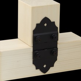 Dekorativ Verbinder Flachverbinder Holzverbinder Lochwinkel Winkel mit CE - SDLPA DMX - 2