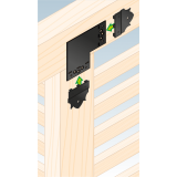 Dekorativ Verbinder Flachverbinder Holzverbinder Lochwinkel Winkel mit CE - SDLPD DMX - 4