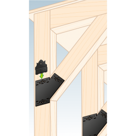 Dekorativ Verbinder Flachverbinder Holzverbinder Lochwinkel Winkel mit CE - SDLPE DMX - 2