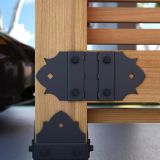 Dekorativ Zierelement Holzverbinder Lochwinkel Winkel mit CE - SDD DMX - 3