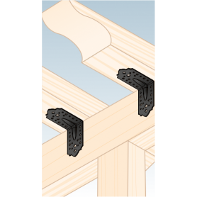 Dekorativ Verbinder Schwerlast-Winkelverbinder mit Sicke mit CE - SDSKP DMX - 4
