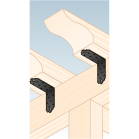 Dekorativ Verbinder Lochplattenwinkel Holzverbinder Lochwinkel Winkel mit CE - SDSKM DMX - 3