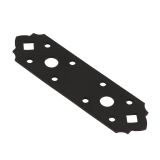 Dekorativ Verbinder Flachverbinder Holzverbinder Lochwinkel Winkel mit CE - SDSLP DMX - 1