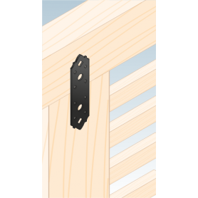 Dekorativ Verbinder Flachverbinder Holzverbinder Lochwinkel Winkel mit CE - SDSLP DMX - 3