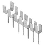 Stützenfuß Pfostenträger Pfostenanker Feuerverzinkt - PS Typ U GRUNDLINE - 1