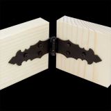 Französisches Kistenband Scharniere Ladenband Bänder - Schwarz ZFD DMX - 3