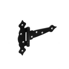 Dekorativ Kreuzgehänge Scharniere Ladenband Bänder - Schwarz ZTO DMX - 1