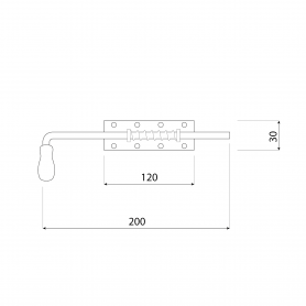 Riegel Federriegel Riegelschieber Bolzenriegel - WSP DMX - 2