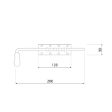 Riegel Federriegel Riegelschieber Bolzenriegel - WSP DMX - 2