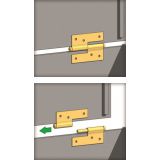 Demontierbares Scharnier Türscharnier Möbelscharniere - ZM - links DMX - 4