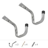 Fahrradhalter, Wandhaken, Gerätehaken, Wandhalter - HR 120x120 Velano - 2