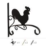 Blumenhalter, Wandblumenhalter, Blumentopfhalter - UK 4 Hahn 300x280 Velano - 2