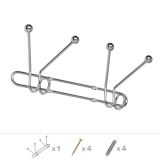 Garderobenleiste, Kleiderhaken,Garderobenhaken, Wandhaken - WUD CHROM Velano - 2