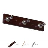 Garderobenleiste, Kleiderhaken,Garderobenhaken, Wandhaken - WUE CHROM Velano - 2