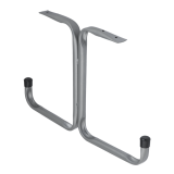 Wandhaken, Gerätehaken, Wandhalter, Garagen haken - HST Velano - 1