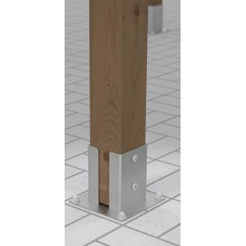 Stützenfuß Pfostenträger Pfostenanker - Feuerverzinkt - PSPD GRUNDLINE - 26