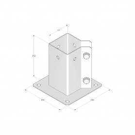 Stützenfuß - PSPA GRUNDLINE - 2