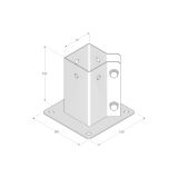 Stützenfuß - PSPA GRUNDLINE - 2