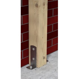 Stützenfuß Pfostenträger Pfostenanker - Feuerverzinkt - PSC GRUNDLINE - 13