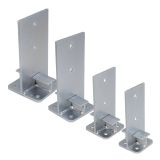 Stützenfuß Pfostenträger Pfostenanker - Feuerverzinkt - PUW GRUNDLINE - 15