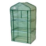 Foliengewächshaus Treibhaus Pflanzenhaus - 70x50x125 - mit 3 Gitterböden Grindi - 3