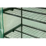 Foliengewächshaus Treibhaus Pflanzenhaus - mit 4 Gitterböden 70x50x158 Grindi - 6