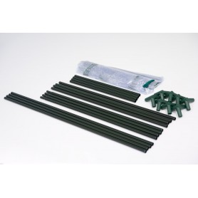 Tomaten Foliengewächshaus Treibhaus Pflanzenhaus - 50x100x150 - Transparent Grindi - 10