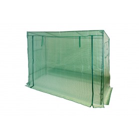 Tomaten Foliengewächshaus Treibhaus Pflanzenhaus - 200x78x130/150 - Grün Grindi - 7