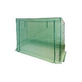 Tomaten Foliengewächshaus Treibhaus Pflanzenhaus - 200x78x130/150 - Grün Grindi - 7