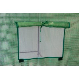 Tomaten Foliengewächshaus Treibhaus Pflanzenhaus - 200x78x130/150 - Grün Grindi - 8