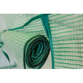 Tomaten Foliengewächshaus Treibhaus Pflanzenhaus - 200x78x130/150 - Grün Grindi - 9