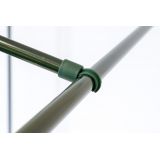 Tomaten Foliengewächshaus Treibhaus Pflanzenhaus - 200x78x130/150 - Grün Grindi - 11