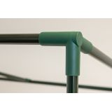 Tomaten Foliengewächshaus Treibhaus Pflanzenhaus - 200x78x130/150 - Grün Grindi - 13