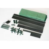 Tomaten Foliengewächshaus Treibhaus Pflanzenhaus - 200x78x130/150 - Grün Grindi - 14