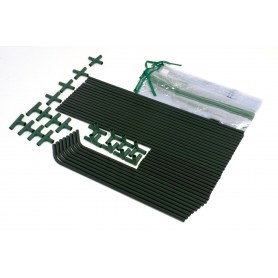 Foliengewächshaus Treibhaus Pflanzenhaus - für Blumen 270x92x92 Grindi - 14