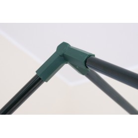 Foliengewächshaus Treibhaus Pflanzenhaus mit Regal - 143x73x195 Grindi - 9