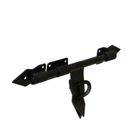 Bolzenriegel Türriegel Torriegel - schwarz dekorativ - WCW DMX - 1