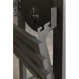 Gartengrill Thomas mit Thermometer - 97,5x52x114 Fass Grindi - 6