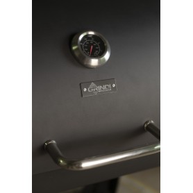 Gartengrill Thomas mit Thermometer - 97,5x52x114 Fass Grindi - 7