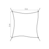 Sonnensegel Sonnenschutz Sonnendach UV-Schutz - rechteckig - beige Grindi - 5