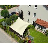 Sonnensegel Sonnenschutz Sonnendach UV-Schutz - rechteckig - beige Grindi - 12