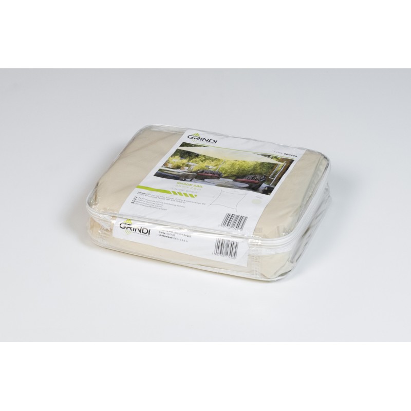 Sonnensegel Sonnenschutz Sonnendach UV-Schutz - rechteckig - beige Grindi - 6